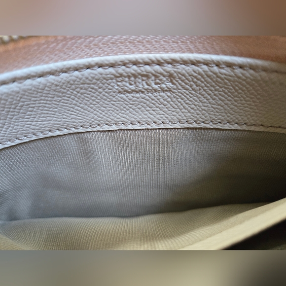Furla Light Beige Zip-Around Leather Wallet - Picture 7 of 12